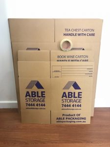 Moving boxes - affordable self storage adelaide